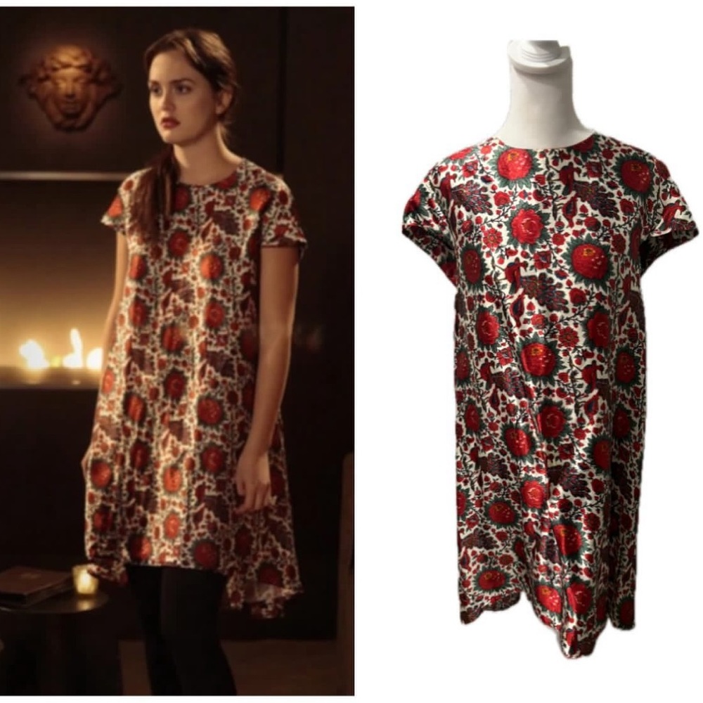 ASO Blair Waldorf Very Rare Balenciaga Indienne Dress Gossip Girl 2012